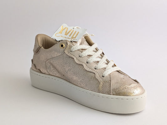 Sneakers Gold "I Am Preacious" con ciondolo in vero oro XVIII carati